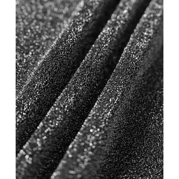 Berlook Black Shimmer Two Piece Swimsuit String Bikini Size XL NEW W Bag - Picture 5 of 13